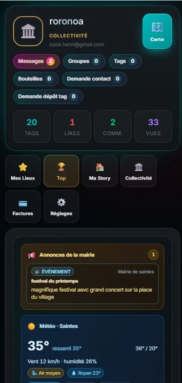 GeoTag — L'app mobile